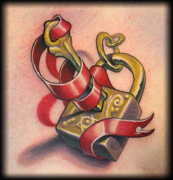 Tattoos - Jeff Ensminger - Lock and Key